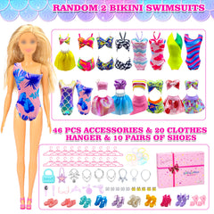 Style Shine swimsuit bikinis set for seaside dress-up adventures
