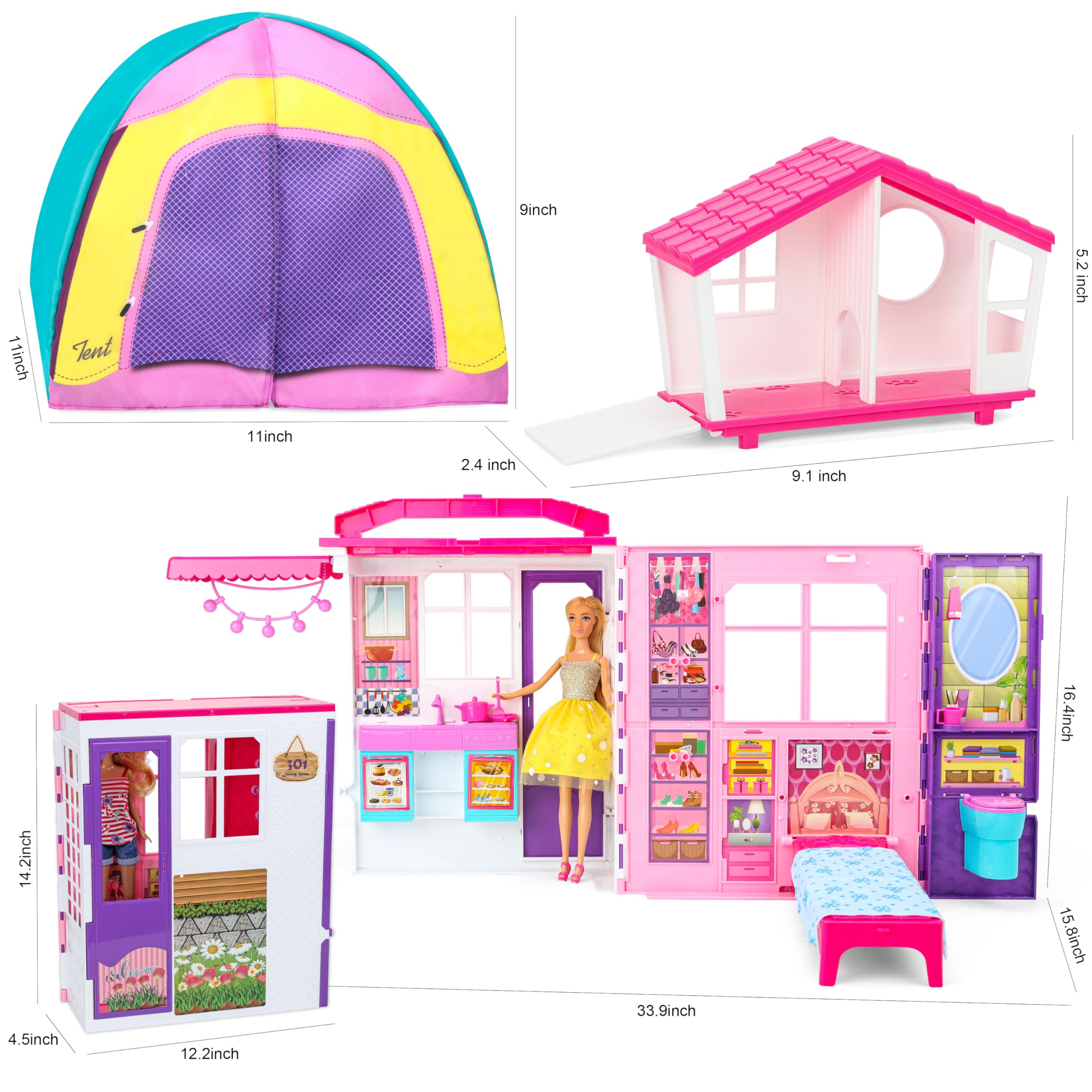 Style Shine two dolls included for immediate storytelling