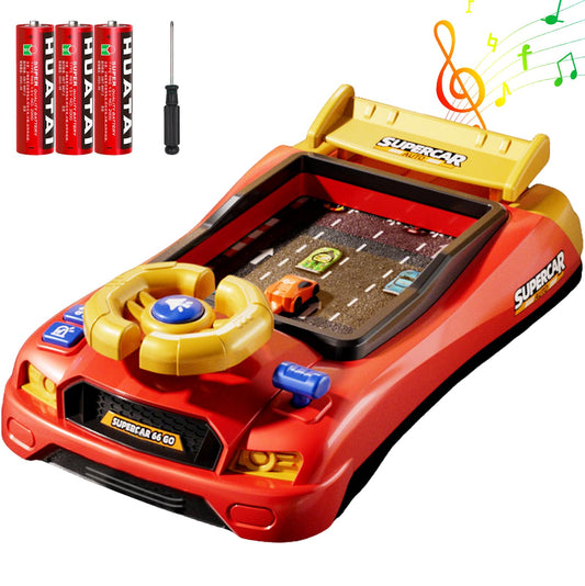 StyleBoon Racing Adventure steering wheel with 12 music for imaginative toddler play