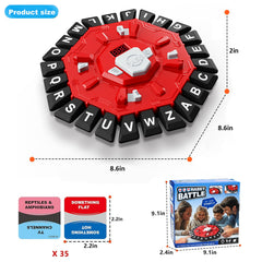Close-up of StyleBoon letter tabs enabling quick word selection during play.