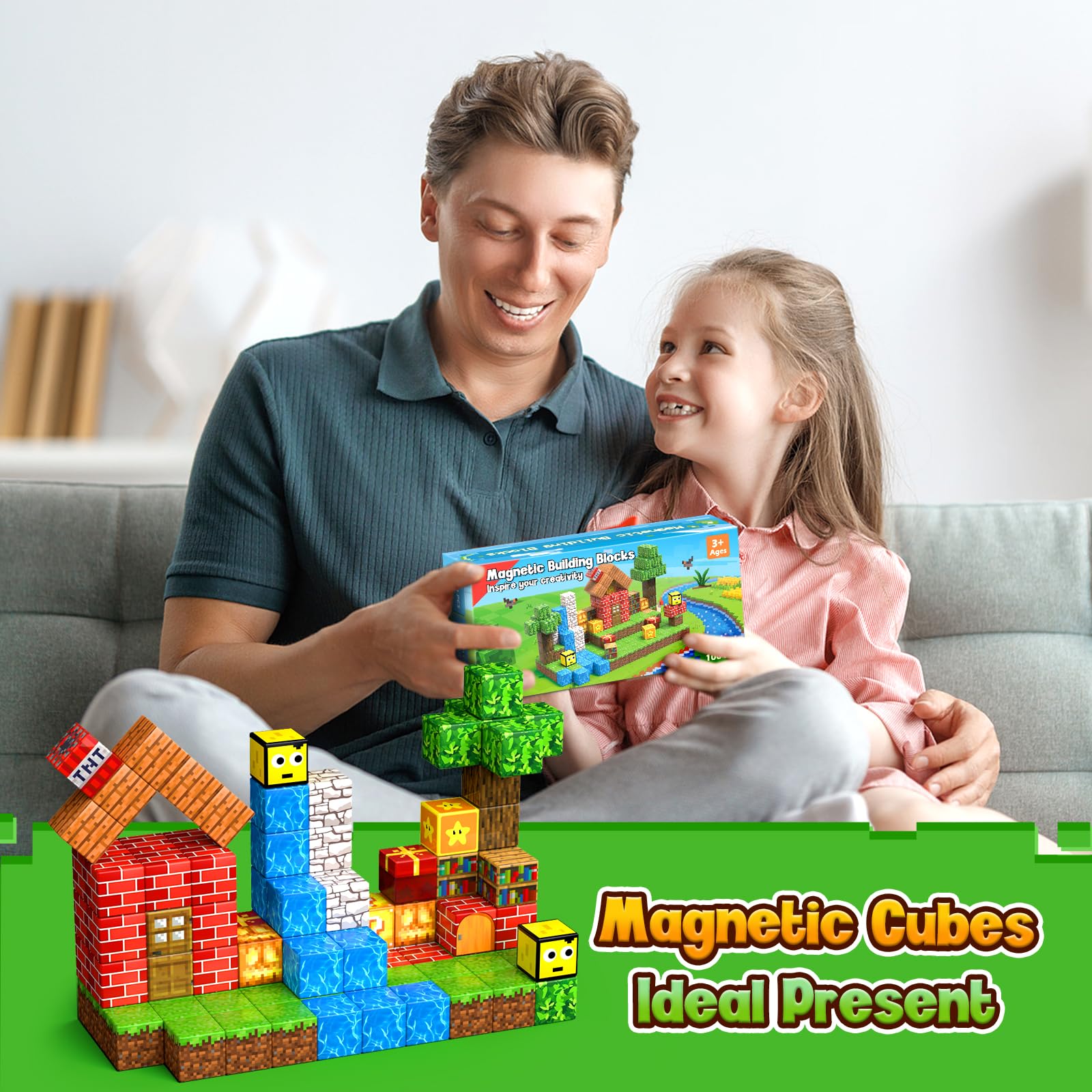 Styleeasy Magnetic Blocks stable magnet assembly reduces wobble during play.