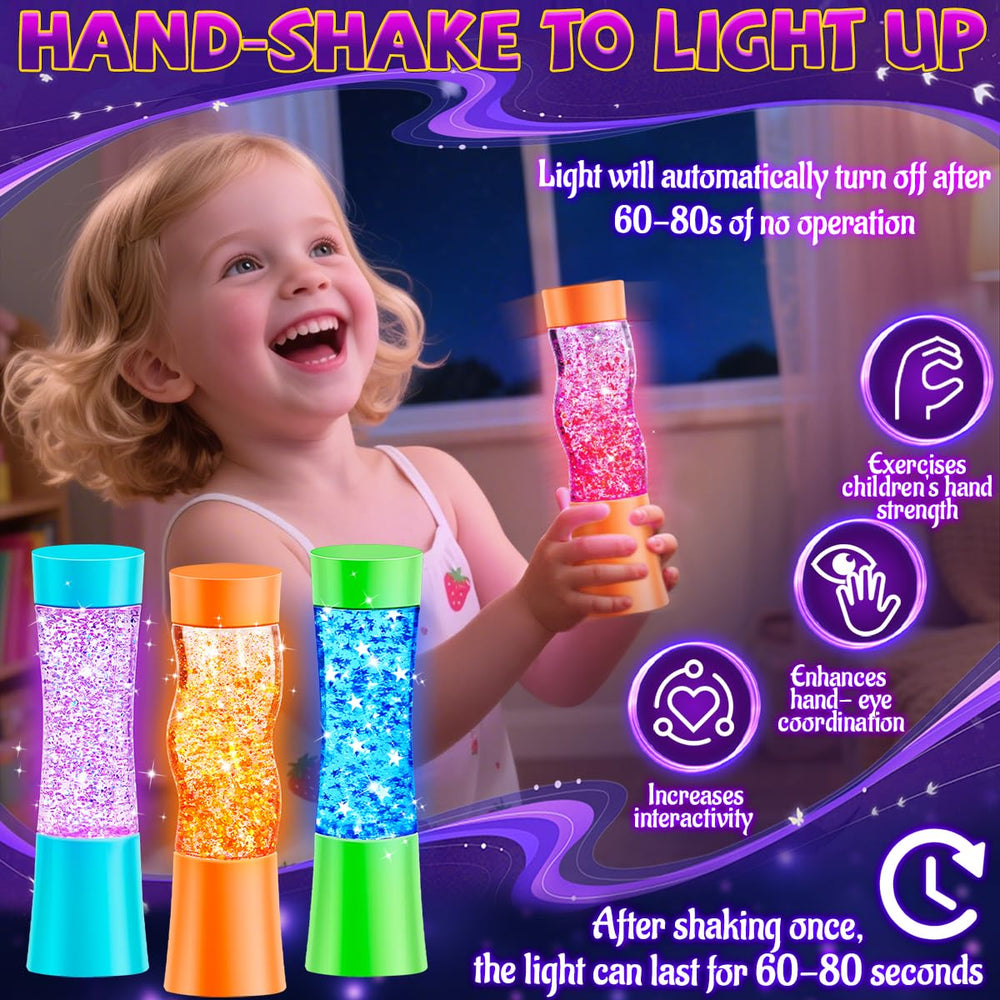 Subao sensory bottle with colorful liquid flow for calm engagement.