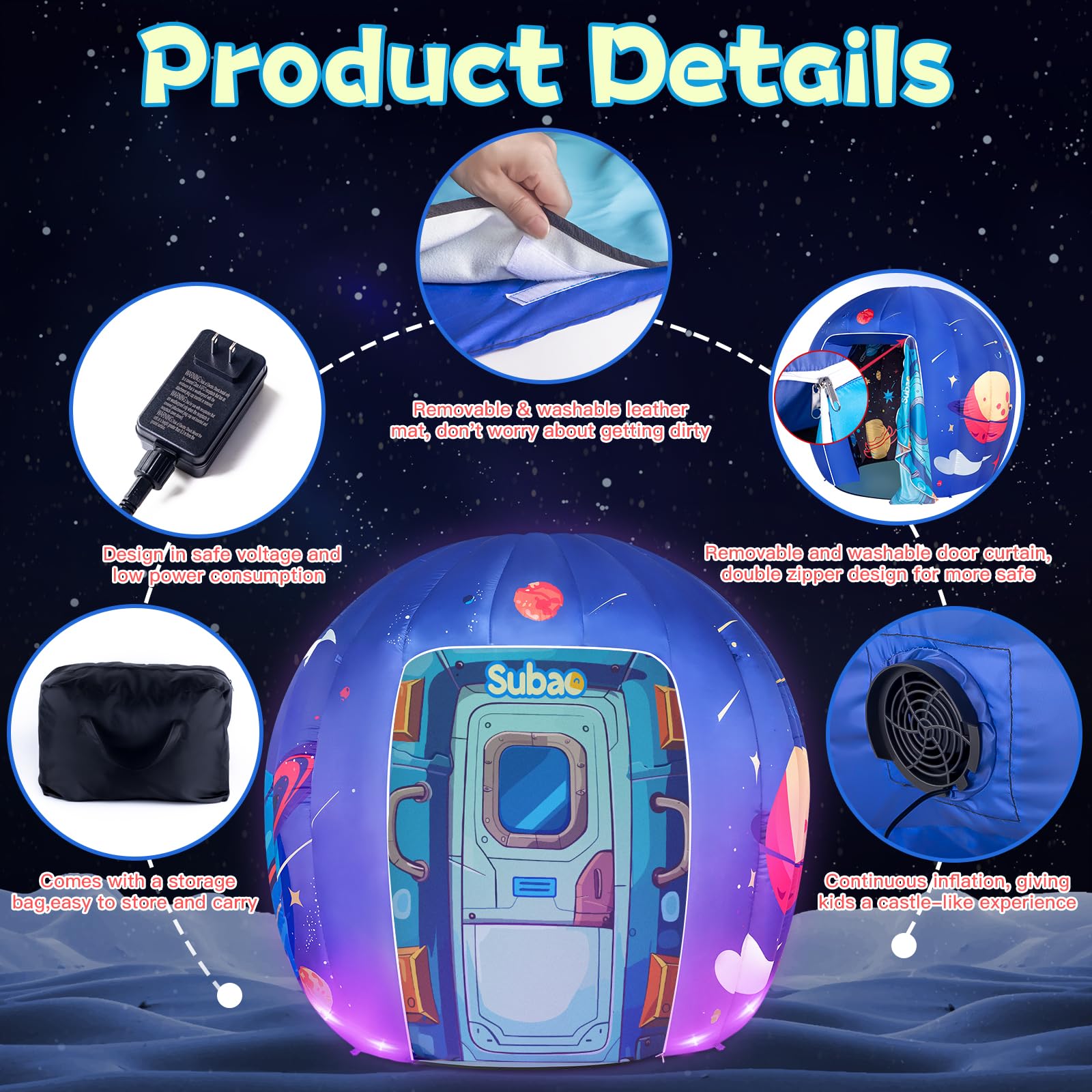 Subao Sensory Tent autistic-friendly corner supports sensory exploration and calm