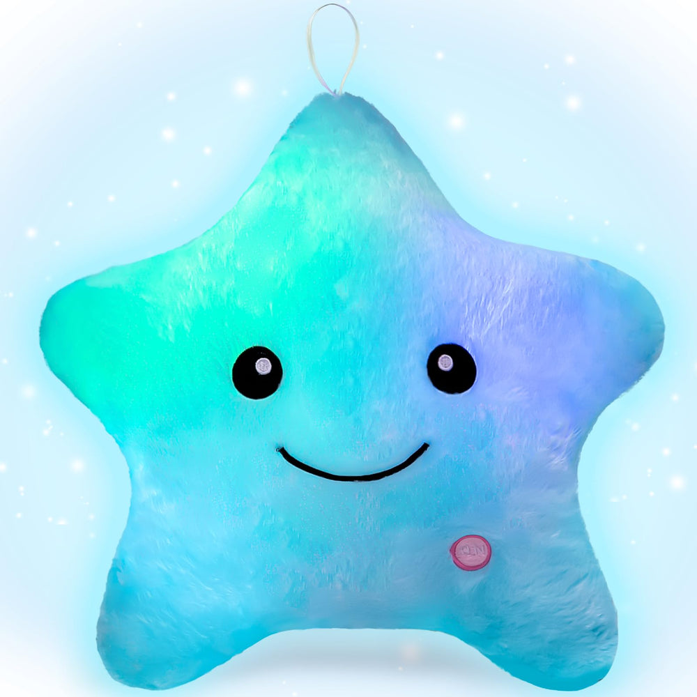 Subao Twinkle Star Pillow glows softly for calming bedtimes.