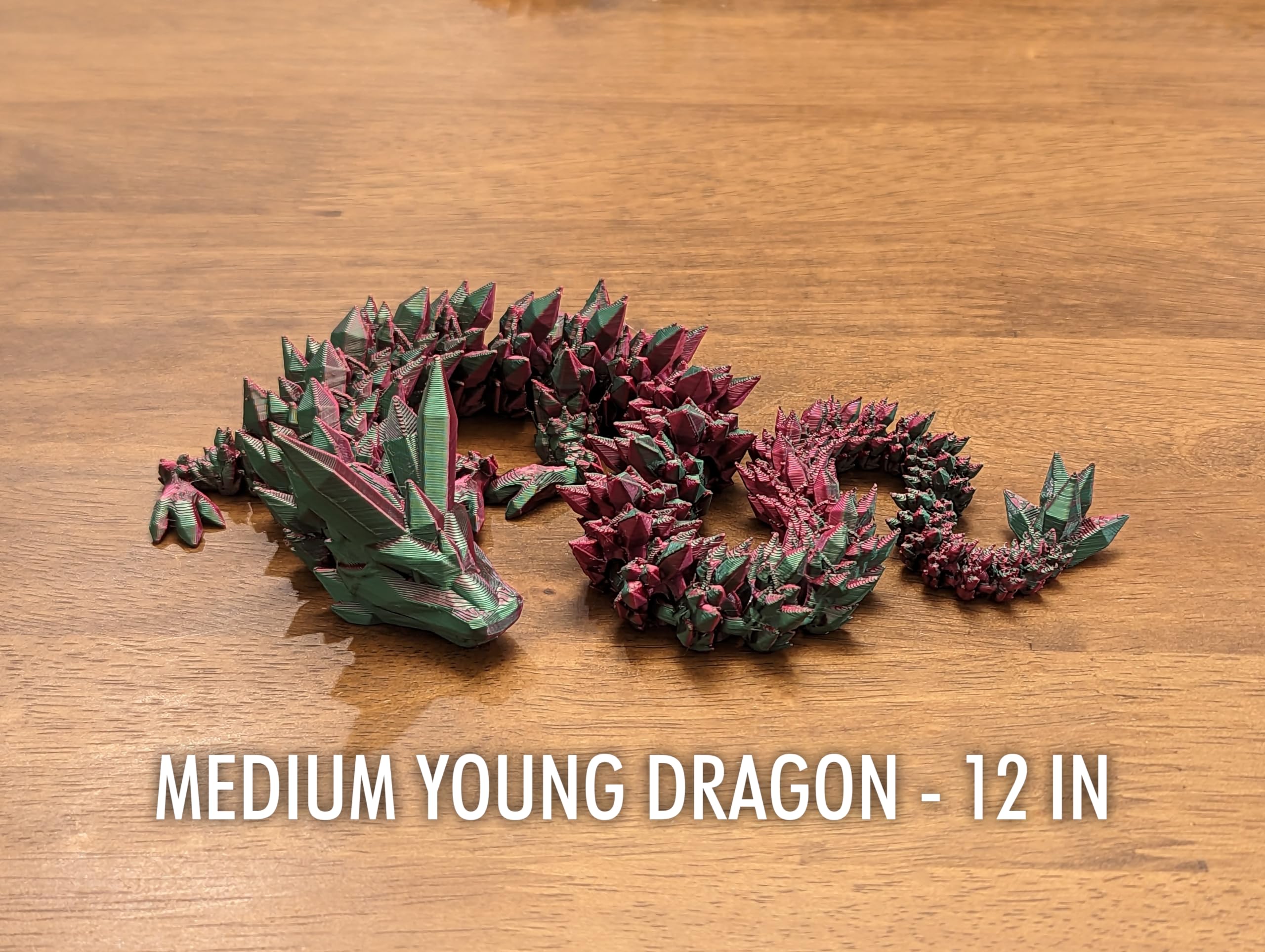 Subpoly medium dragon with movable legs for dynamic setups.