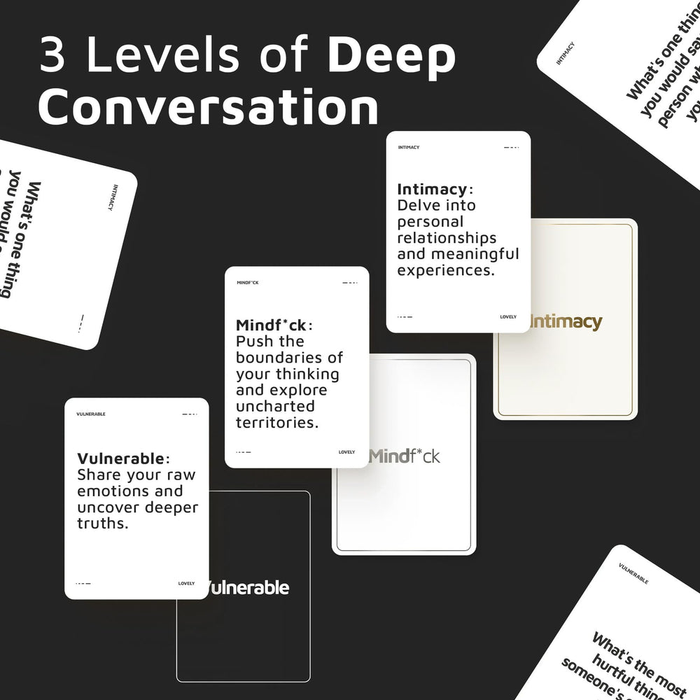 Substance Card Game vulnerability level cards promote honest sharing.