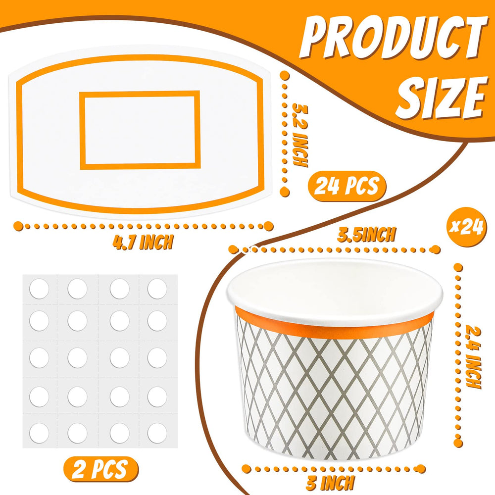 Suclain basketball design party cups brighten ball-themed celebrations.