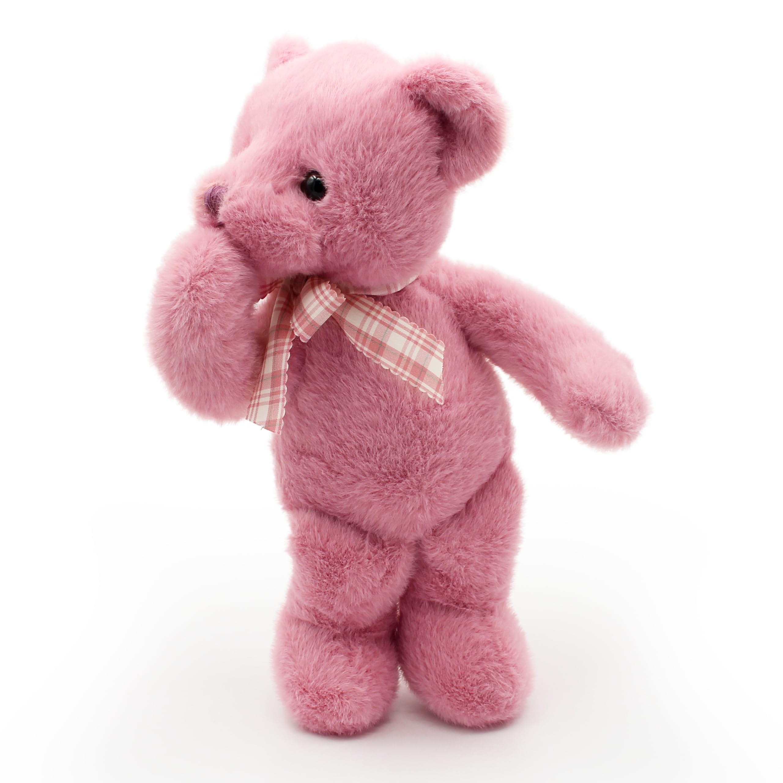 SUEPCUDDLY head is jointed for natural, flexible display during play