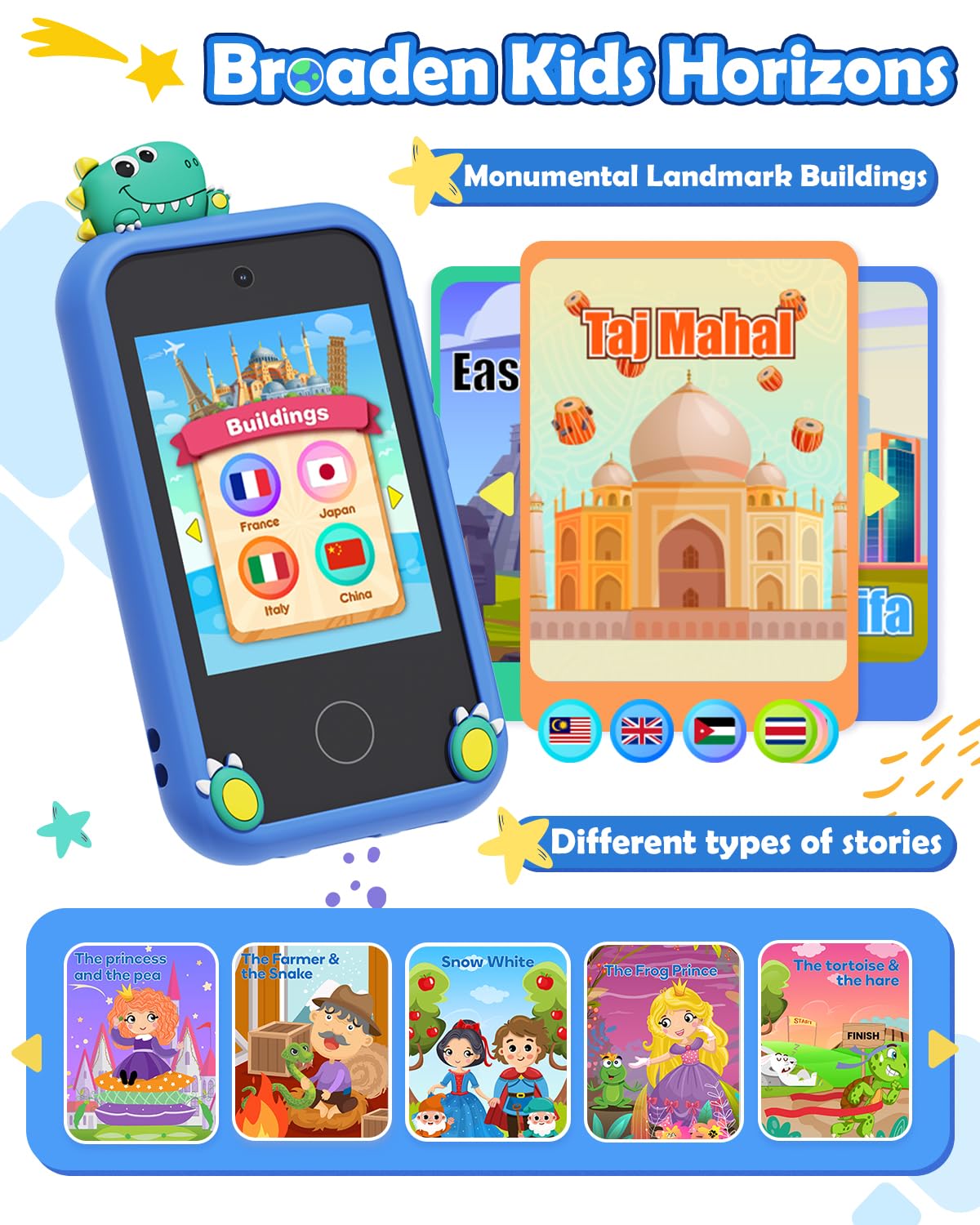 Sueseip kids phone includes 8GB memory card to store media