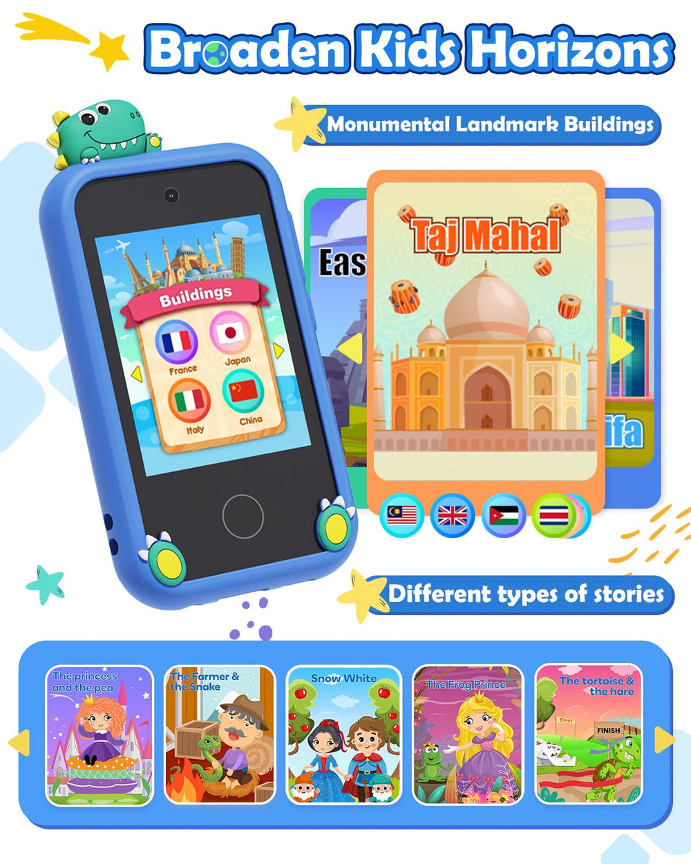 Sueseip kids phone includes 8GB memory card to store media