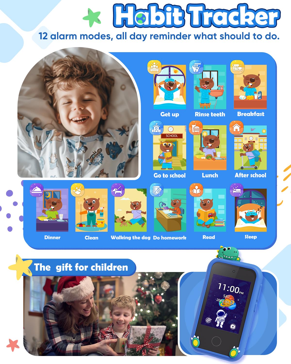 Sueseip kids phone offers educational games and stories for curious kids