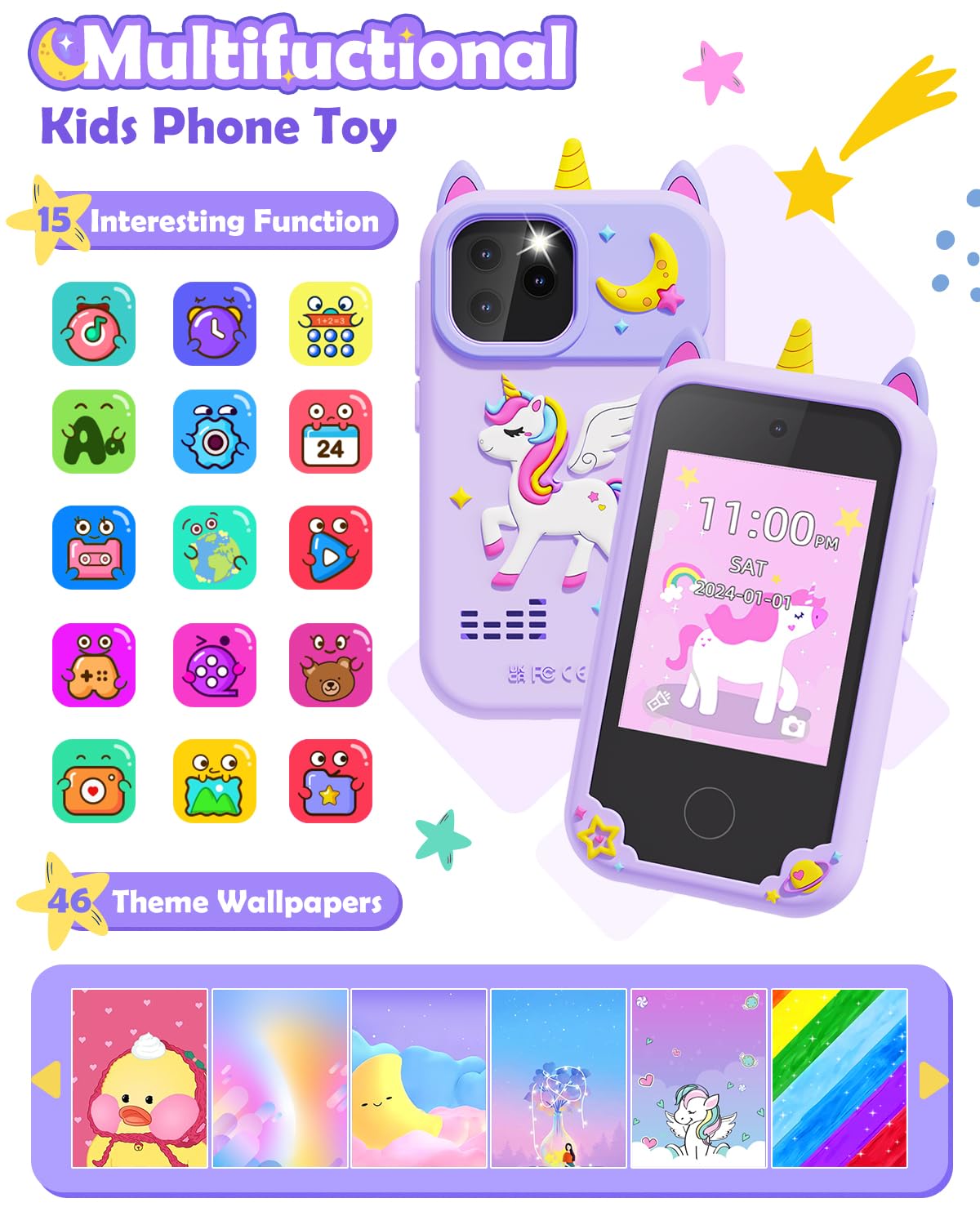 Durable silicone case protects Sueseip device during active play.