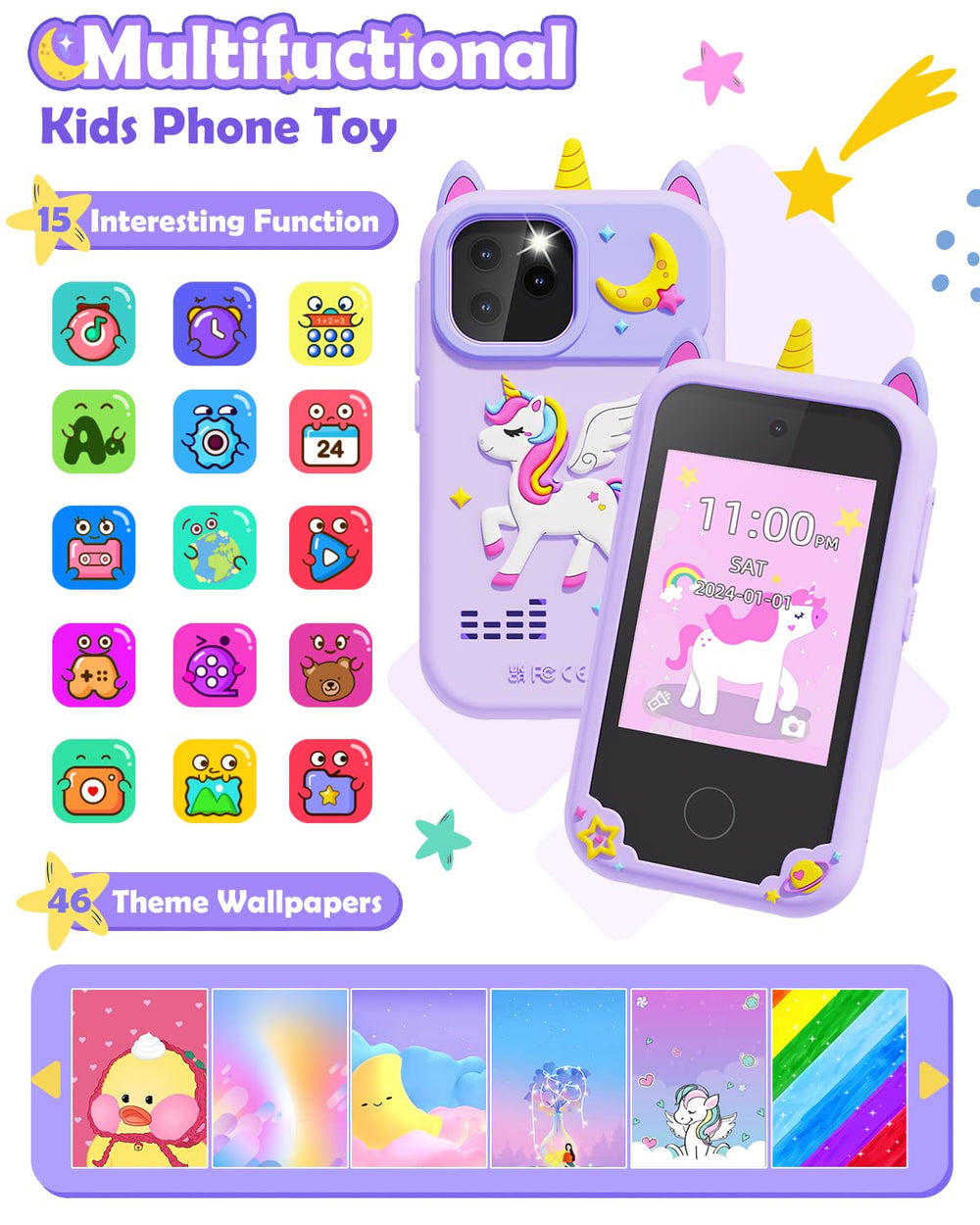 Durable silicone case protects Sueseip device during active play.
