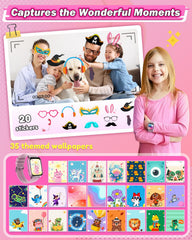 Sueseip smartwatch shows stickers on photos to personalize memories.