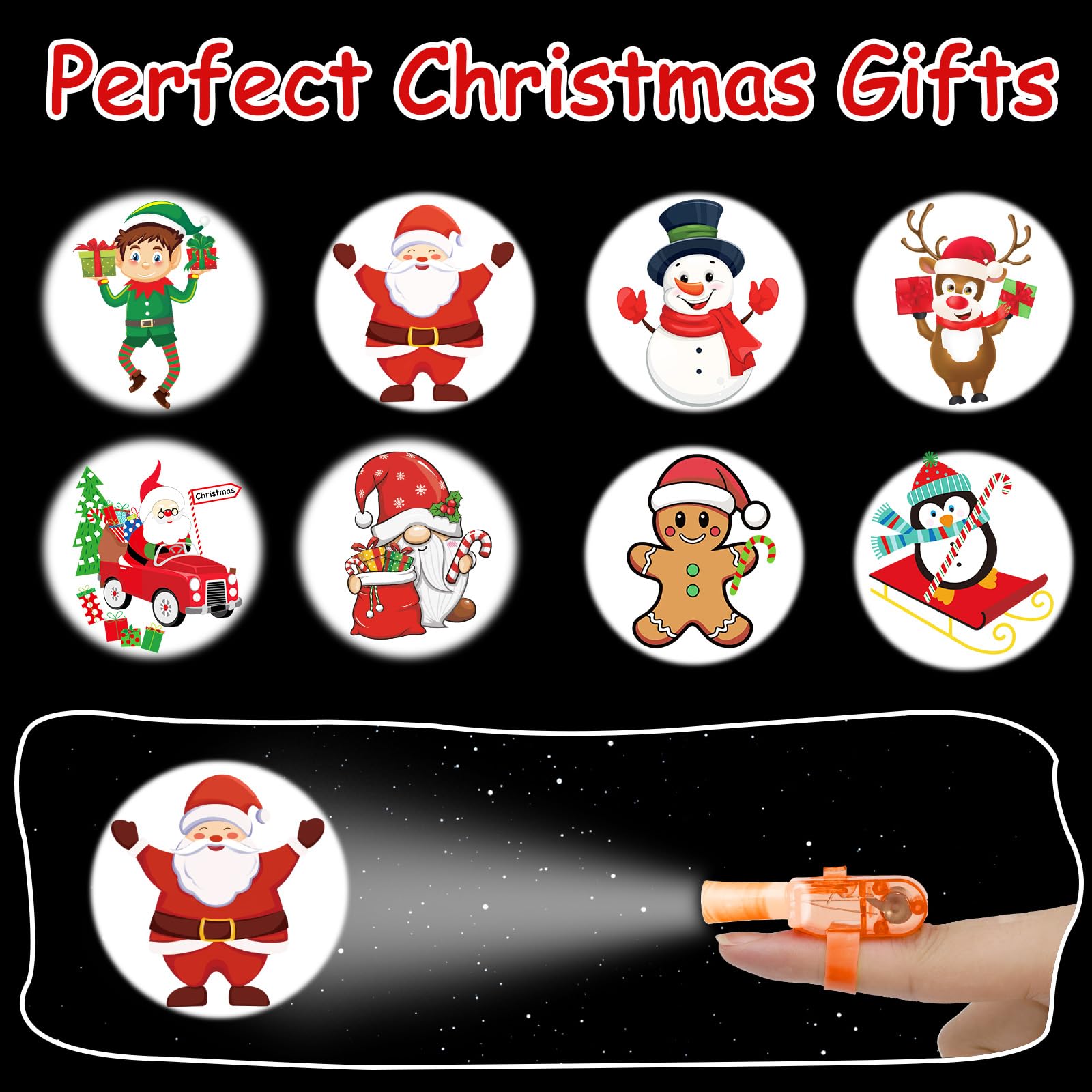 Sufuplay finger light packaged for classroom prizes with vivid glow