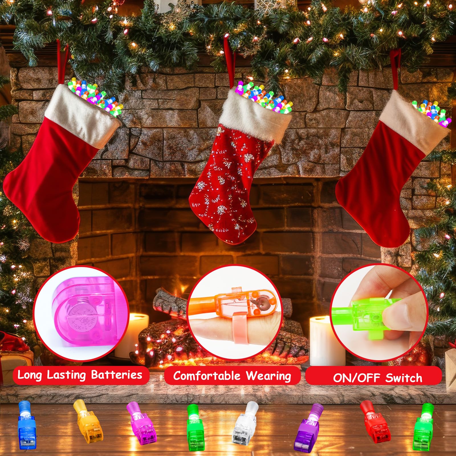 Sufuplay bright finger lights suitable as goody bag fillers at events