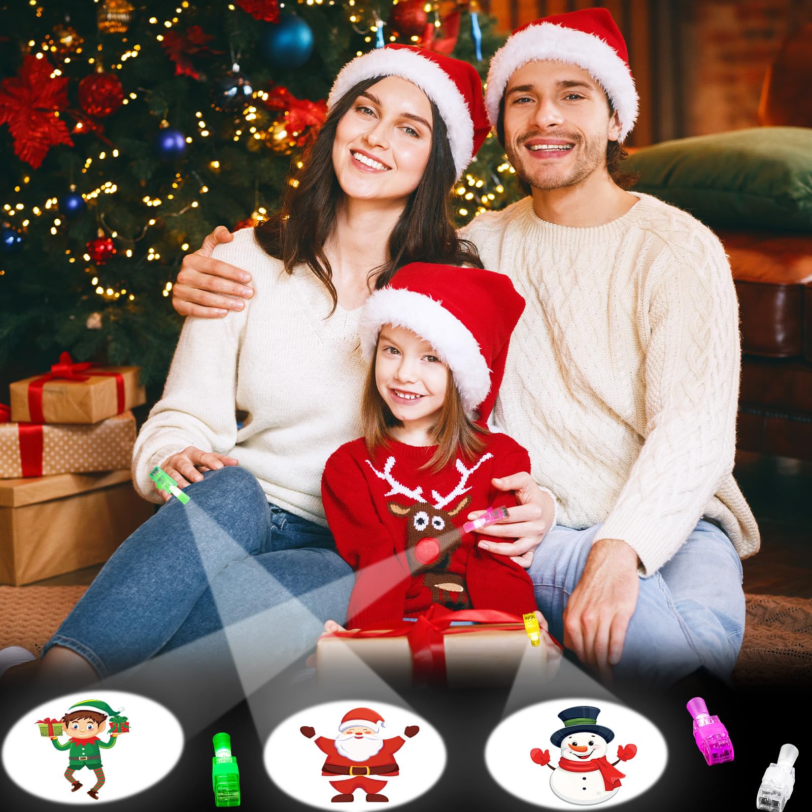Sufuplay compact LED finger light worn as a costume accessory