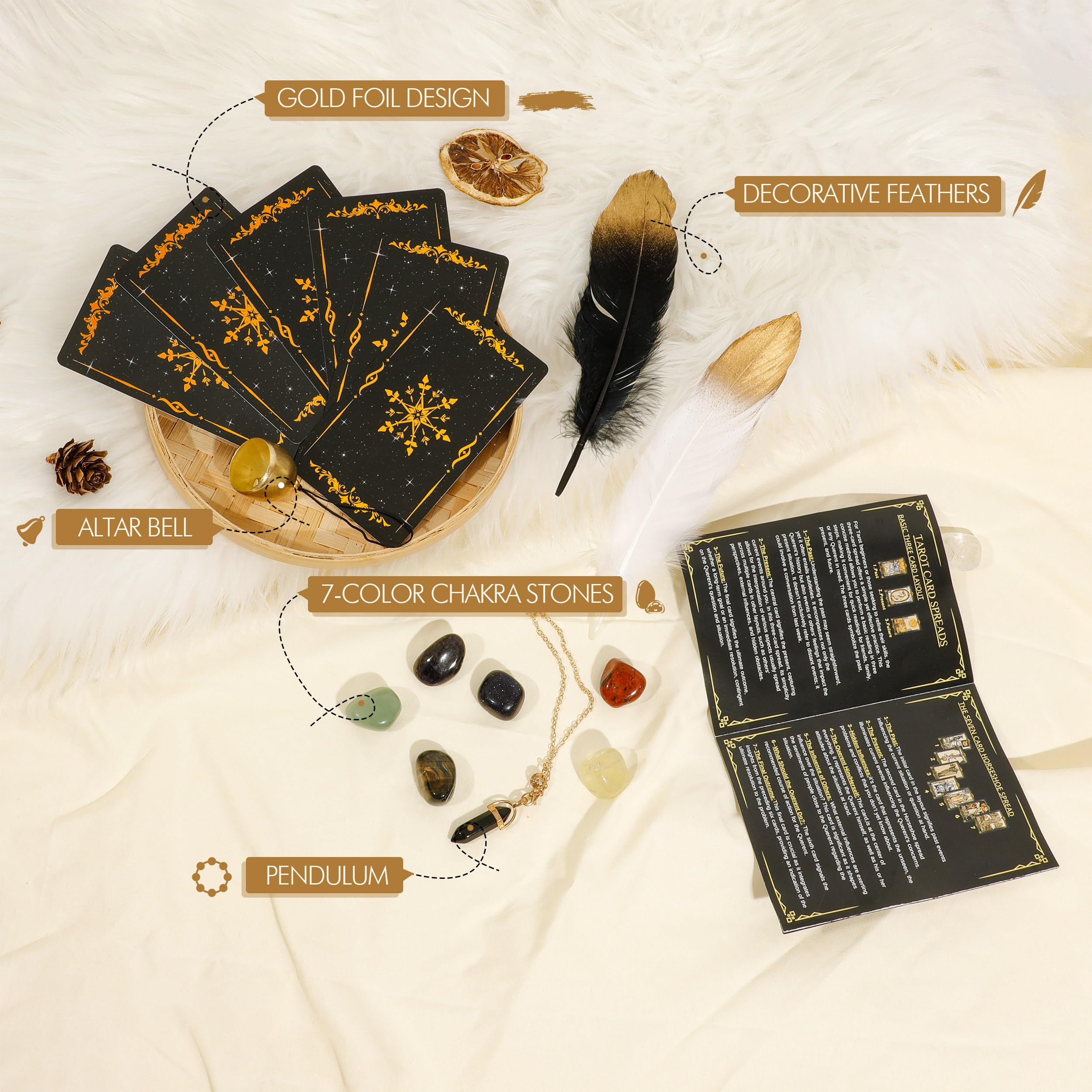 SUGEYA divination tablecloth creates a focused, sacred reading space.