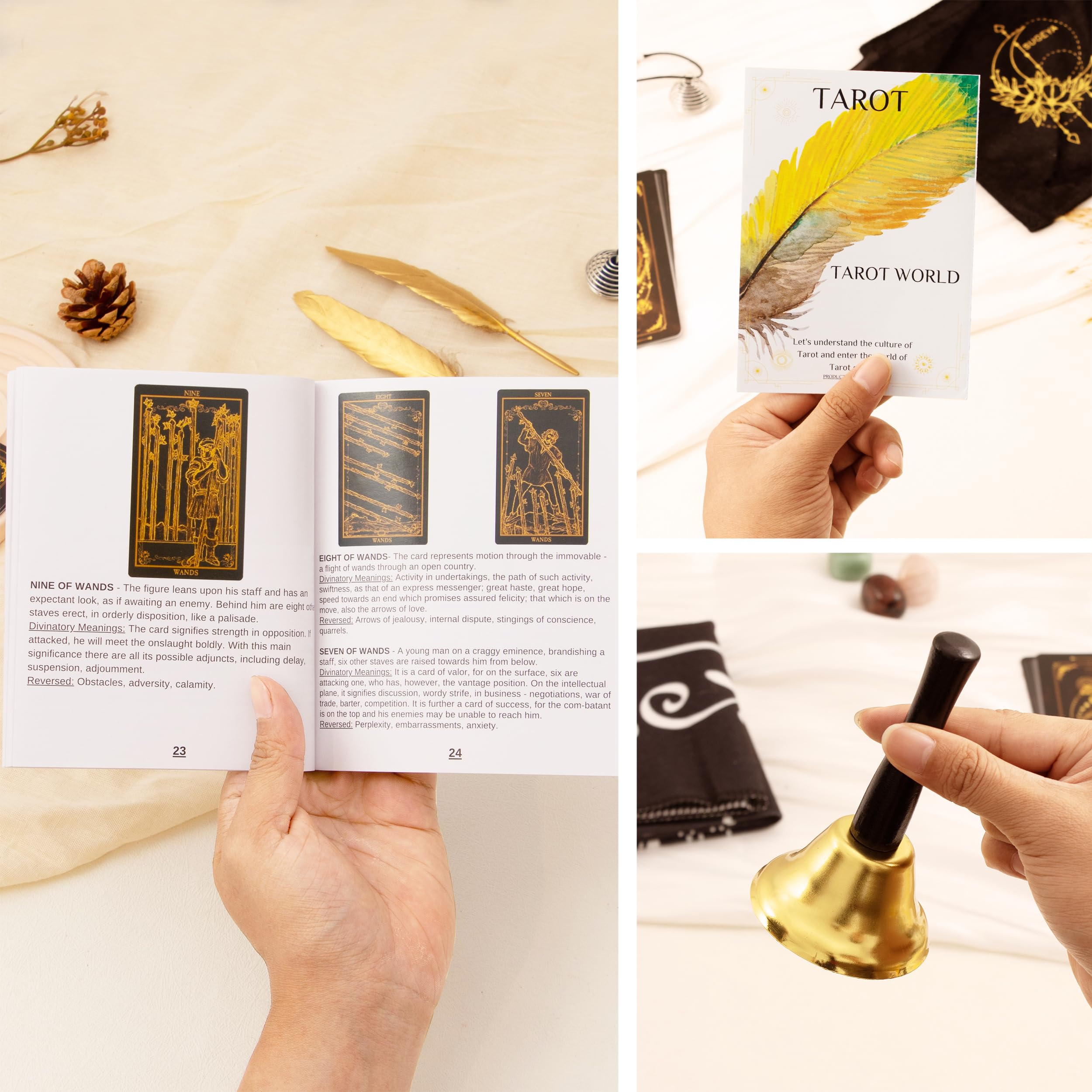 SUGEYA divination tablecloth creates a dedicated reading surface