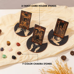 SUGEYA seven-color chakra stones add tactile energy to practice