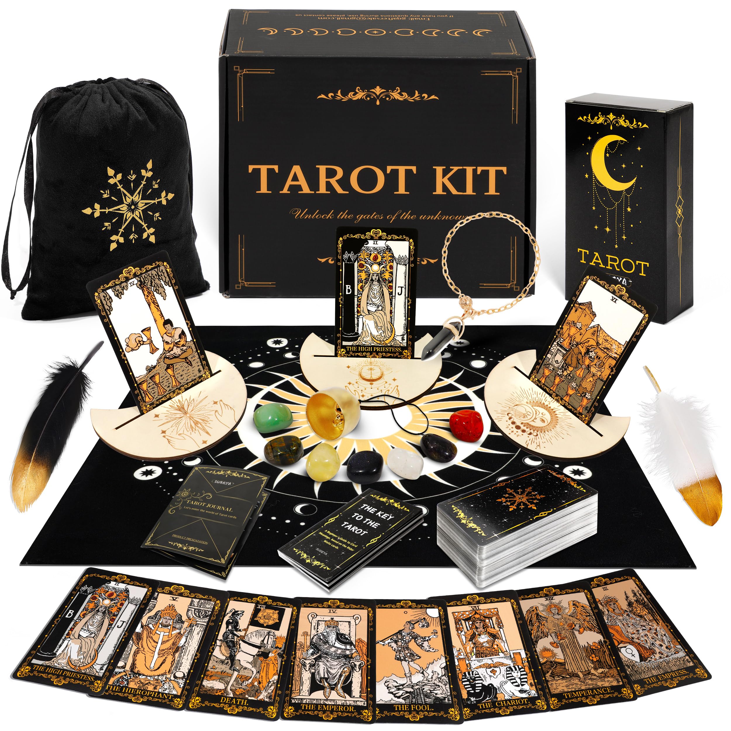 SUGEYA tarot cards with guidebook for confident readings and study.