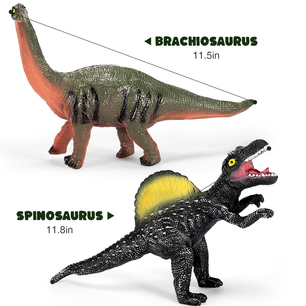 SUGFUT Brachiosaurus toy, large-friendly figure for interactive learning.
