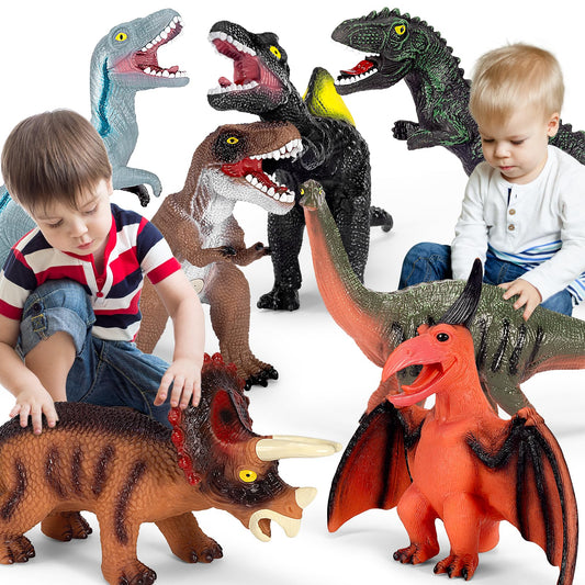 SUGFUT T-Rex dinosaur toy for kids, durable and great for imaginative play.