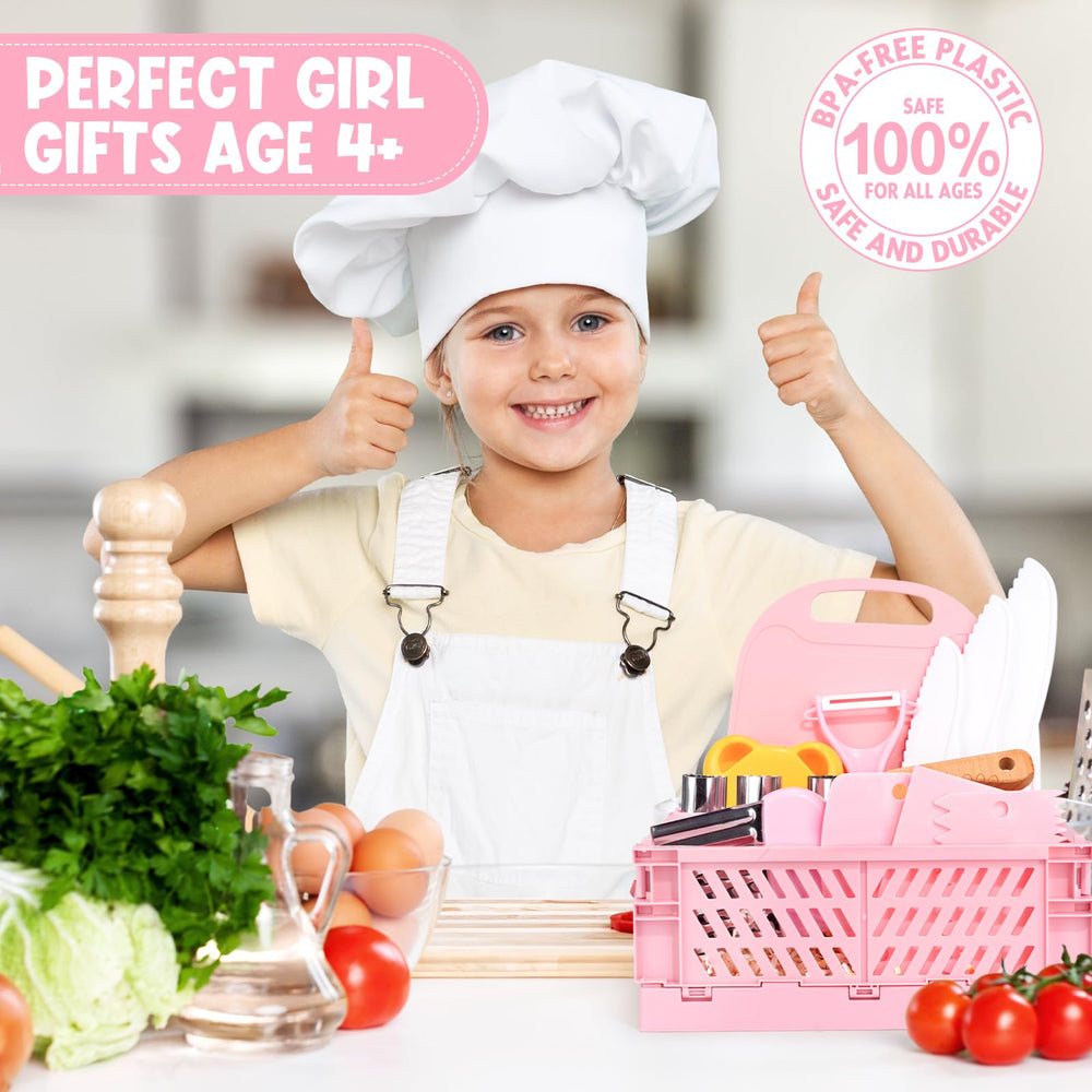 Suhctuptx kids cutting-board a sturdy surface for family cooking activities