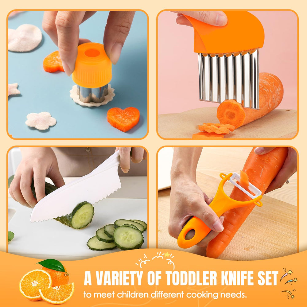 Suhctuptx cutting board supports safe practice and easy slicing lessons