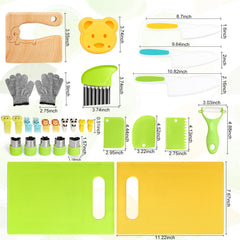 Suhctuptx kids kitchen gloves protect little hands during play.