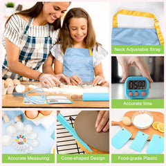 Suhctuptx kids-safe nylon knives teach safe cutting while exploring fruit and vegetables.