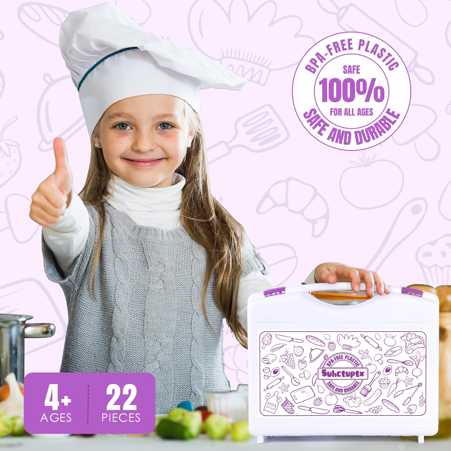 Suhctuptx complete set is ideal for family cooking activities and gifts.