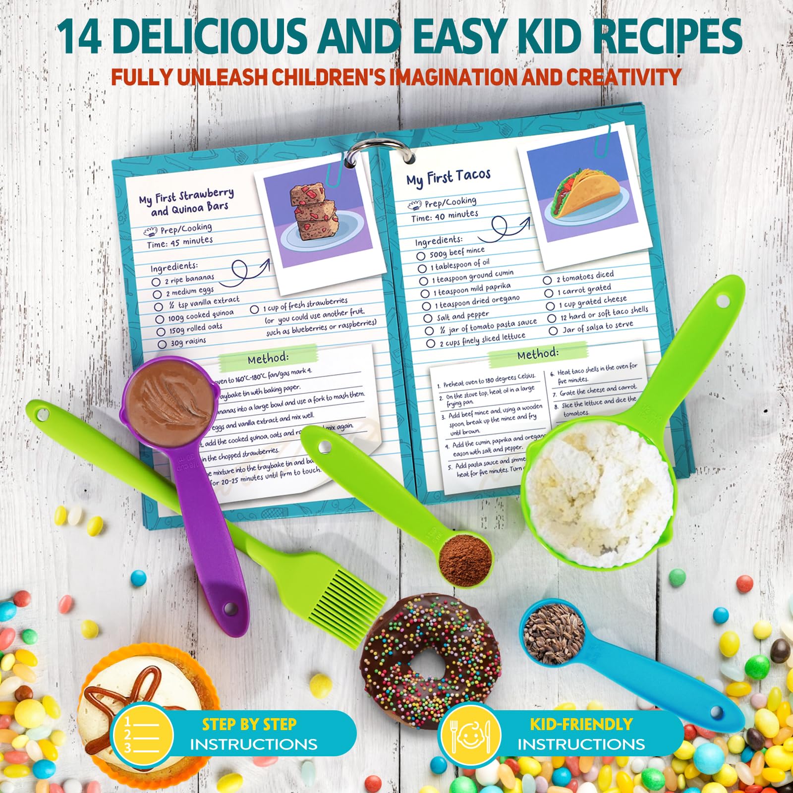 Suhctuptx timer helps kids manage cooking steps and timings
