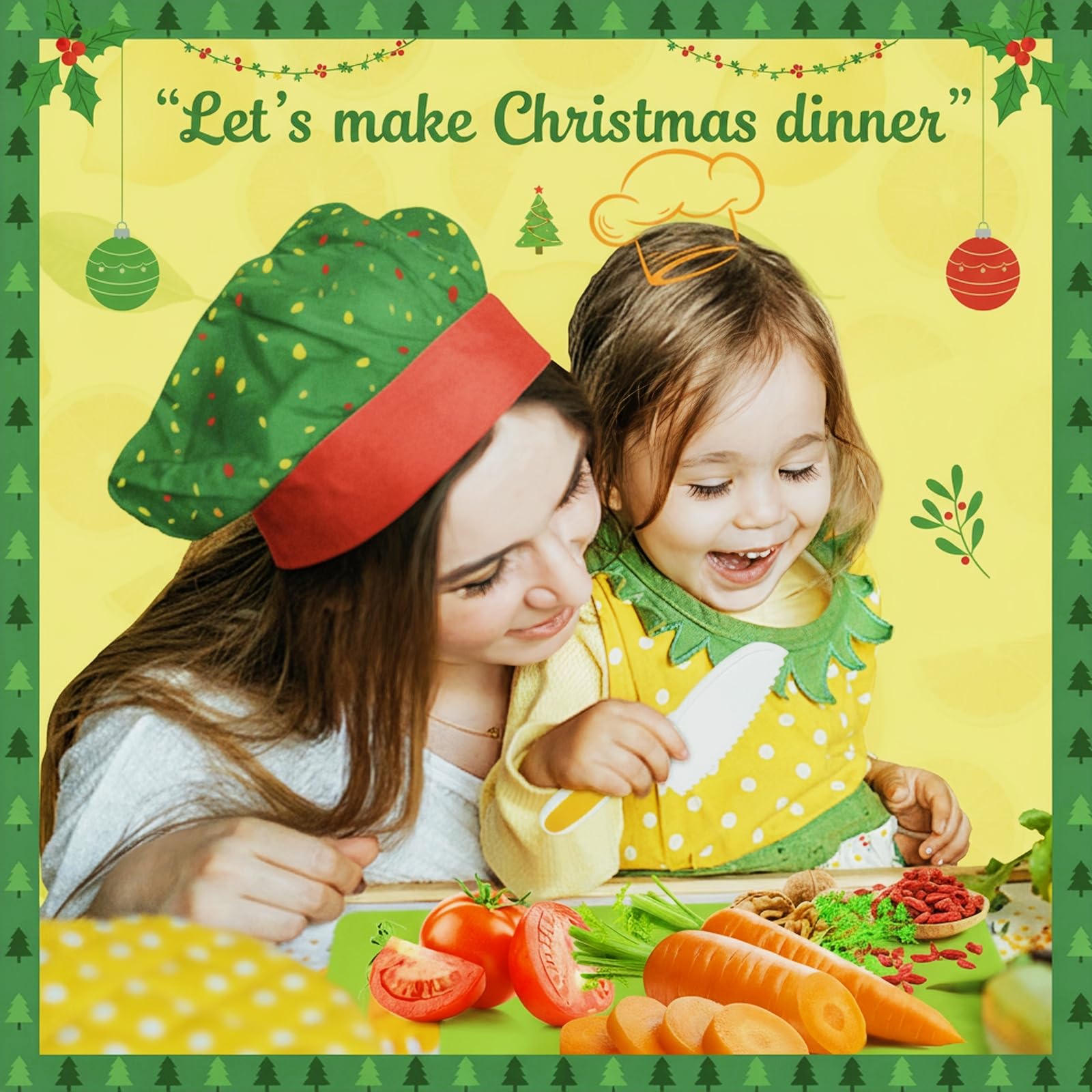 Suhctuptx kids kitchen gloves provide hand protection during cutting play