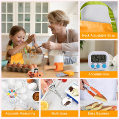 Suhctuptx waterproof apron protects clothes during kid kitchen activities