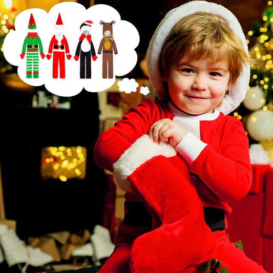 Suhine gingerbread-man doll costume in felt adds holiday charm.