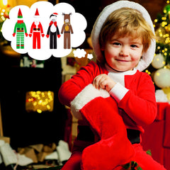 Suhine gingerbread-man doll costume in felt adds holiday charm.