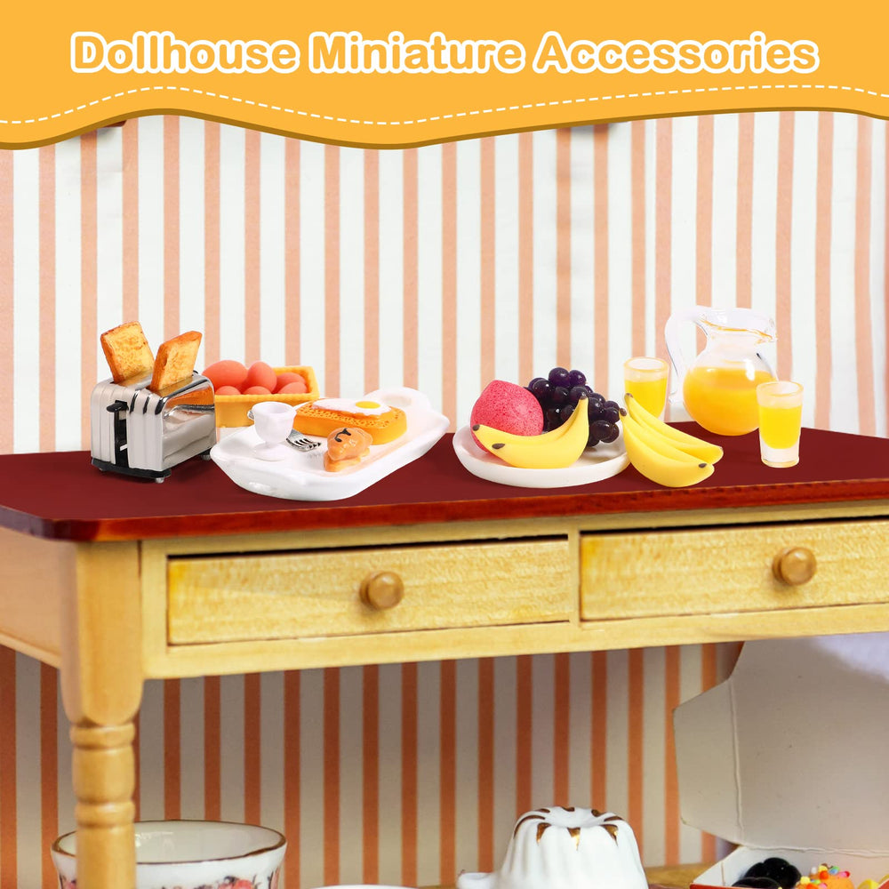 Suilung breakfast tray pairs plates and cutlery for tidy scenes.
