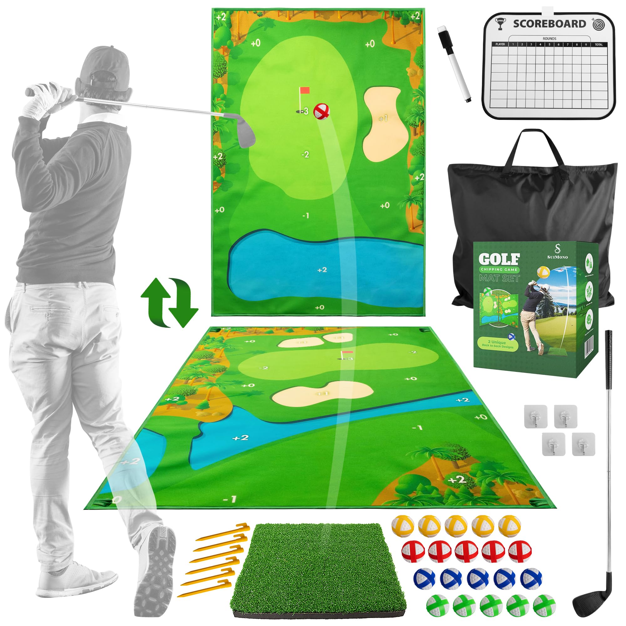 SuiMono Battle Golf easy-setup-fun enables quick family play