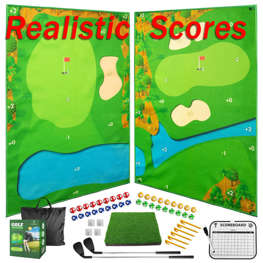 SuiMono Battle Golf Mat dual-sided for indoor and outdoor play
