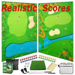 SuiMono Battle Golf Mat dual-sided for indoor and outdoor play