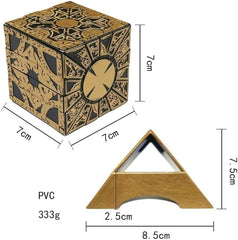 SUIZU Detachable Hellraiser Puzzle Box 1-1 replica detail highlights faithful prop restoration.
