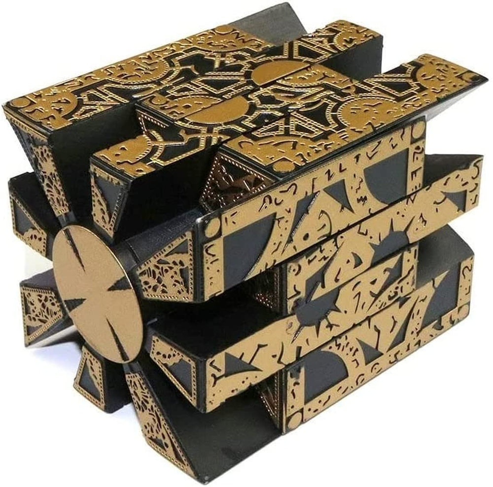 SUIZU Detachable Hellraiser Puzzle Box base display showcasing stable stand included.