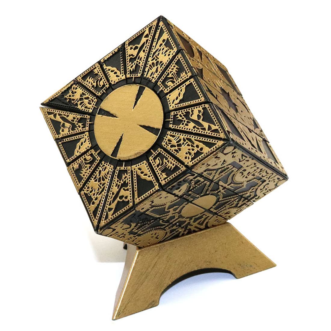 SUIZU Detachable Hellraiser Puzzle Box side view emphasizing compact size and portability.