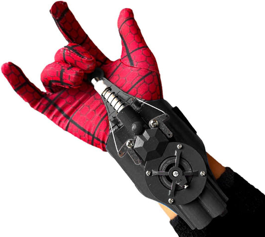 SUIZU Web Shooters box set ready for action-packed pretend play and easy USB charging.