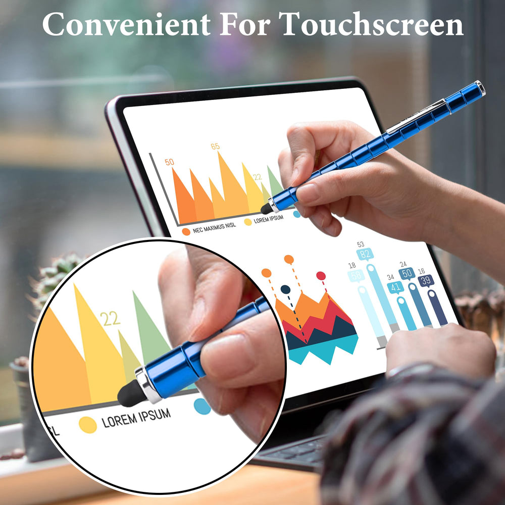 SUKIPIN blue magnetic fidget pen features durable metal construction.