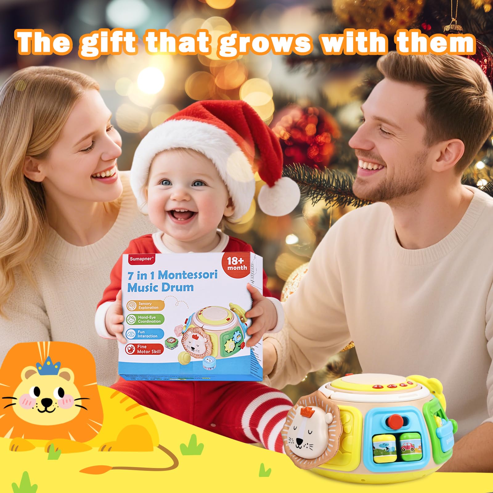 Sumapner spinning gears area highlighting tactile exploration and cause and effect