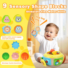 Sumapner cube drum stacking and sorting section for fine motor practice