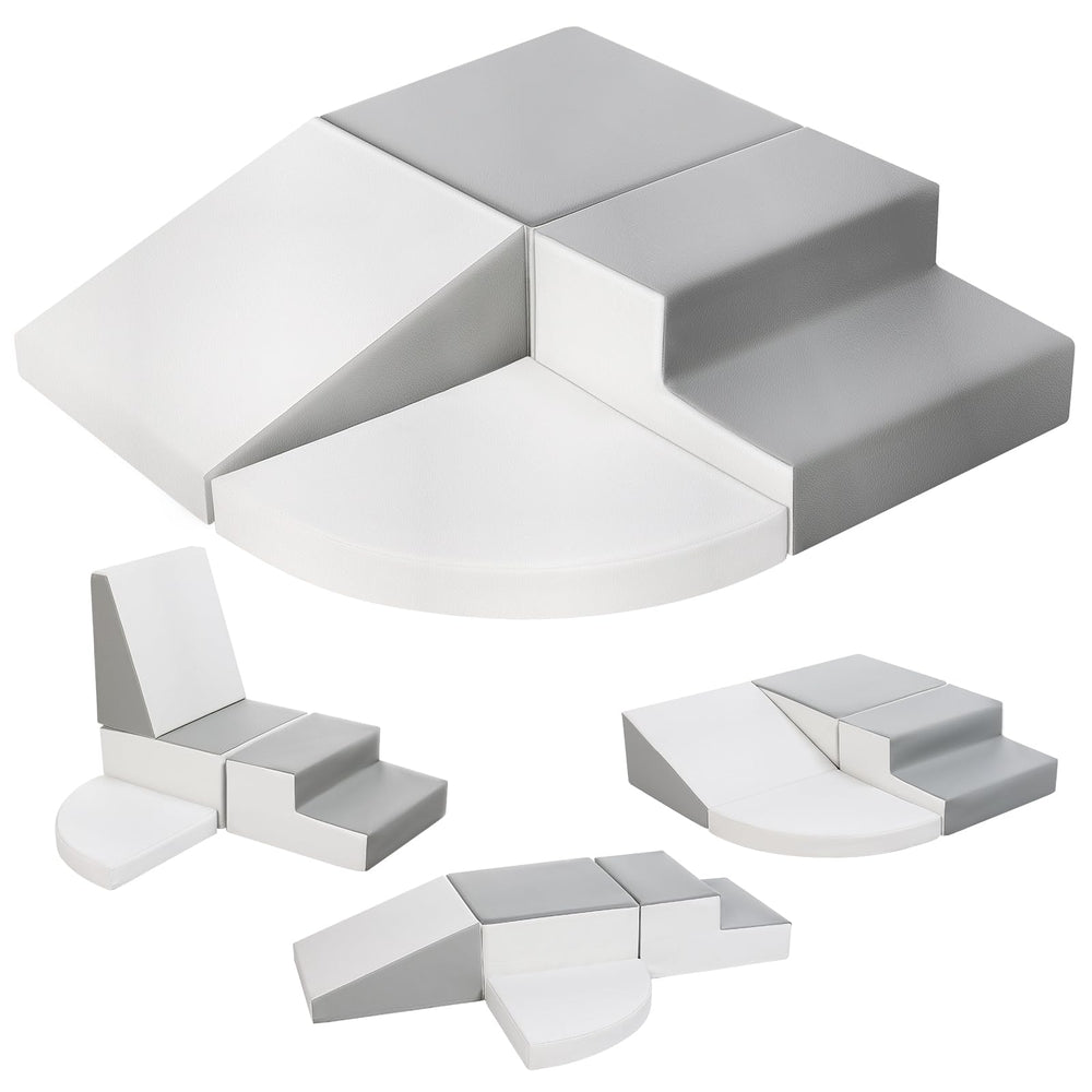 Sumbababy climbing foam blocks assembled playset supports indoor balance and imaginative activities