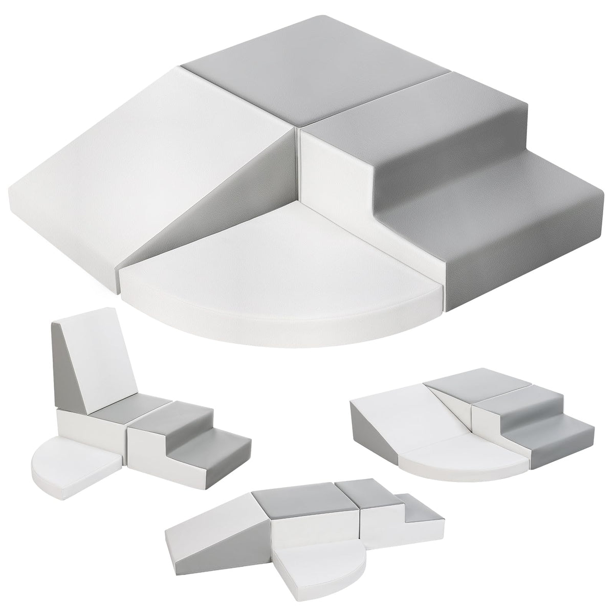 Sumbababy climbing foam blocks assembled playset supports indoor balance and imaginative activities